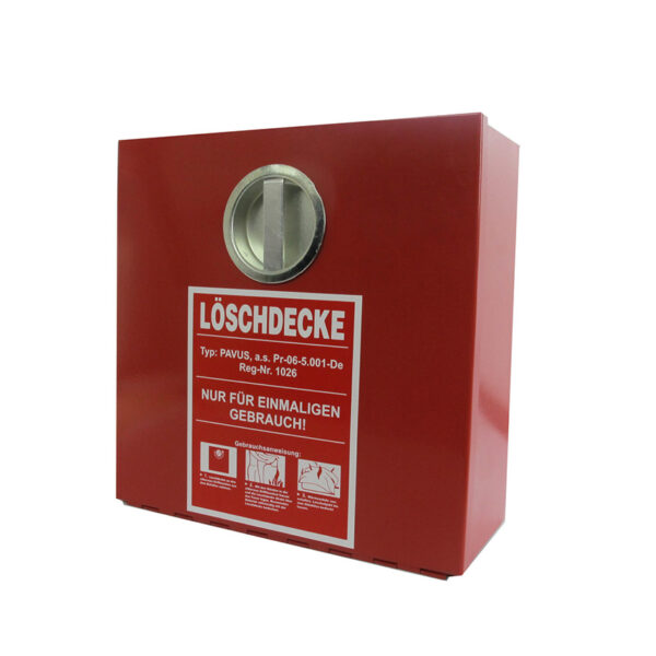 Löschdeckenbehälter rot/weiß